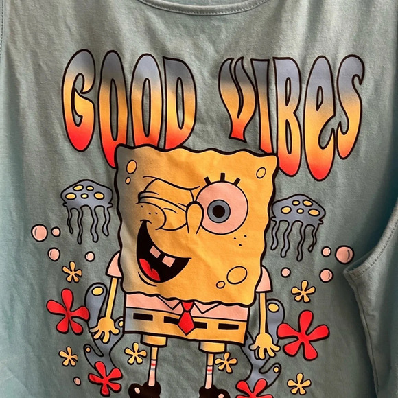 SPONGE BOB~GRAPHIC TEE~NICKELODEON~NWOT~XL - Picture 2 of 8